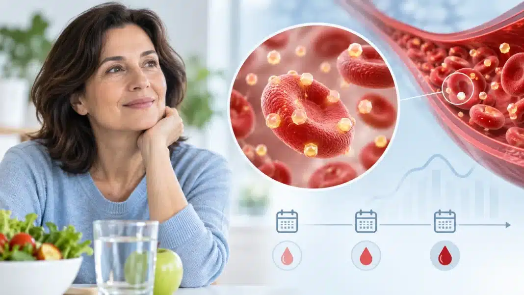 HbA1c Nedir? HbA1c değerini ve uzun dönem kan şekeri kontrolünü anlatan sağlık görseli